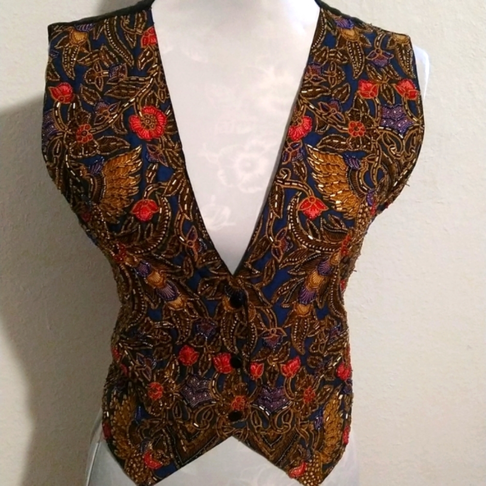 Beautiful Vintage Beaded Vest